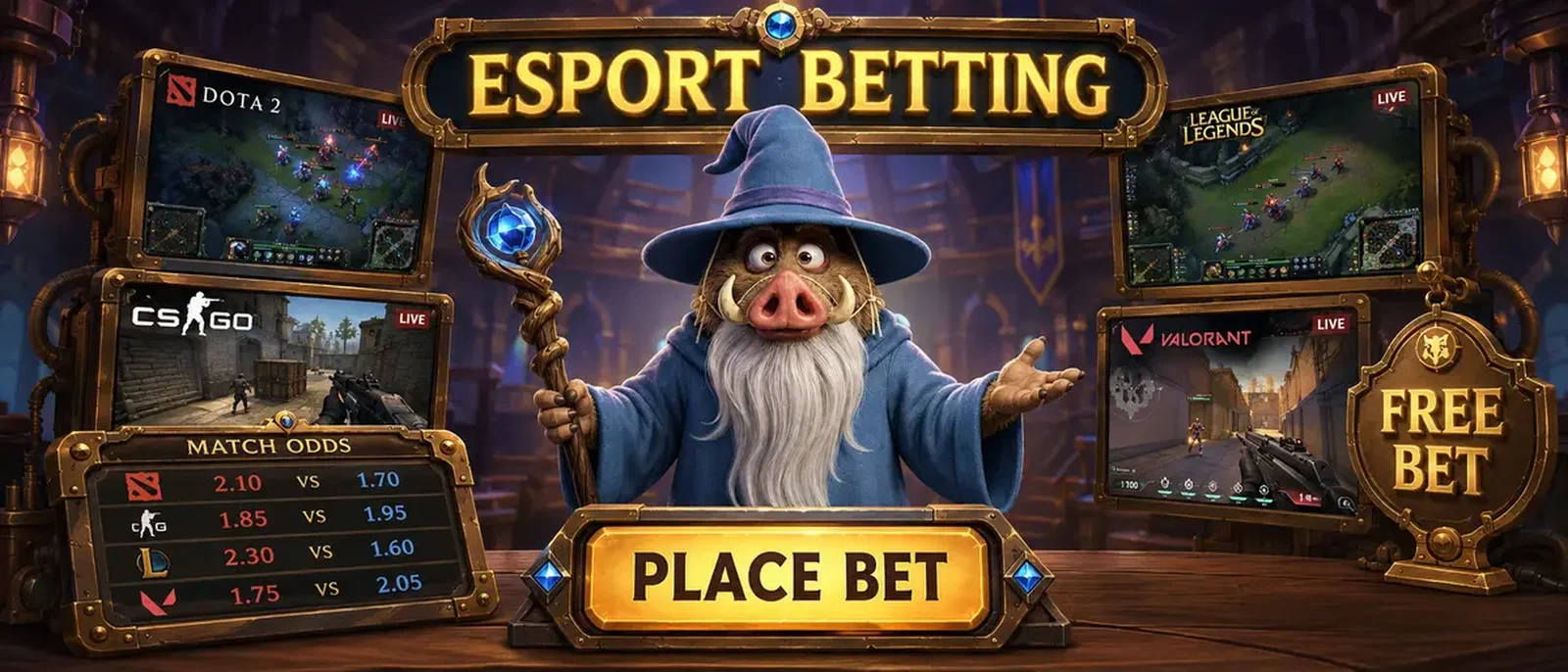 Kingia Esport Betting Markets